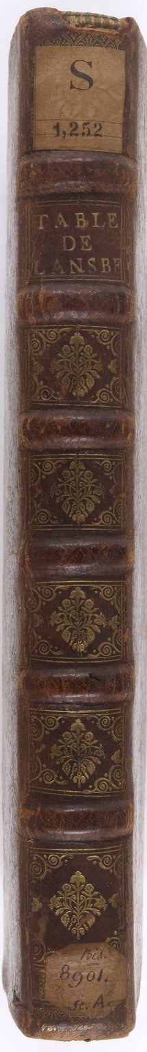 1634 - Zacharie Roman - Les Tables perpétuelles - BnF Arsenal