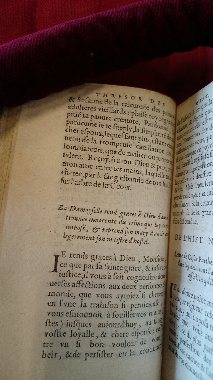 1581 - Pierre Le Voirier et Gervais Mallot - Trésor des histoires tragiques - BnF Richelieu