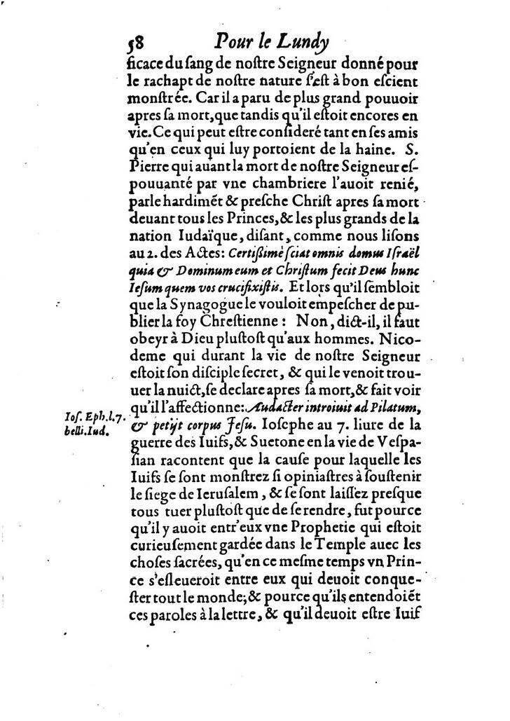 1607 - Nicolas Du Fossé - Trésor quadragésimal - T 02 - BM Lyon