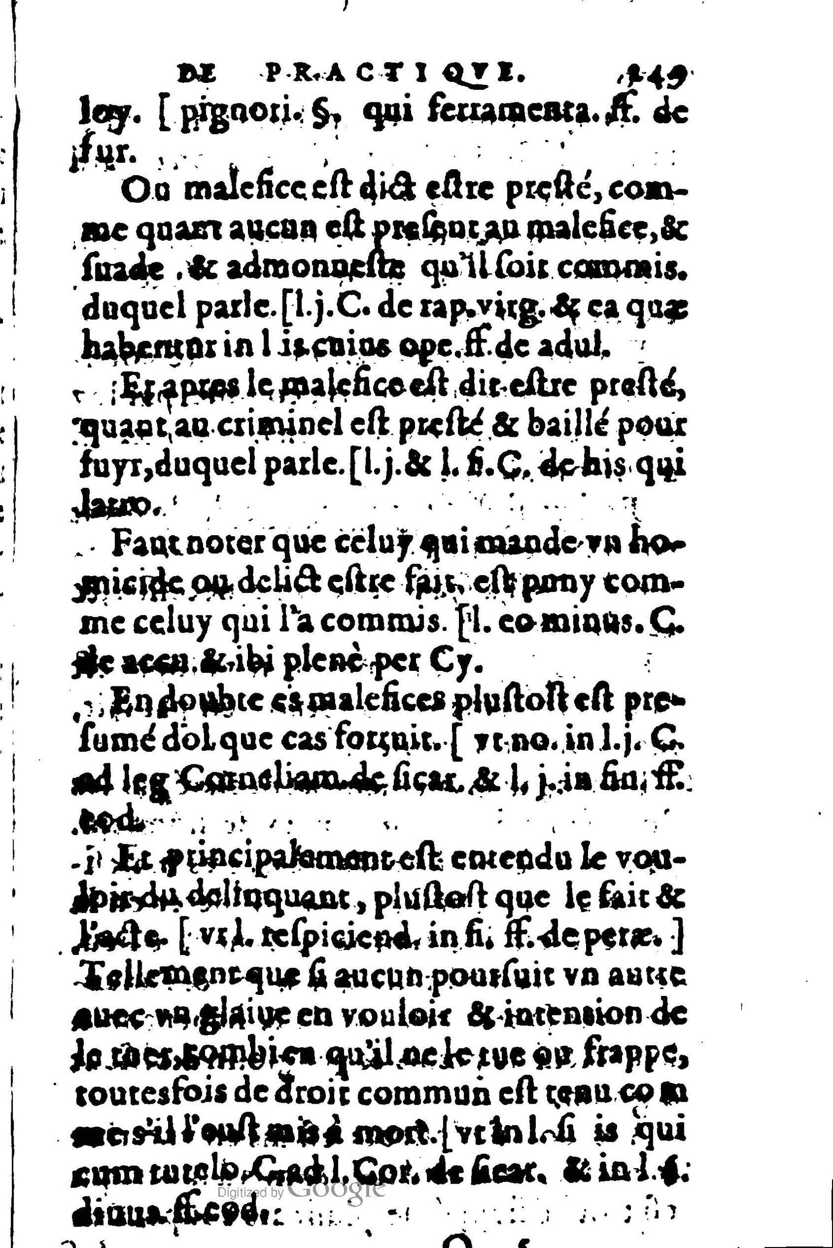 1605 - Pierre Rigaud - Trésor de pratique pour les juges - BM Lyon 1605 - Pierre Rigaud - Trésor de pratique pour les juges - BM Lyon