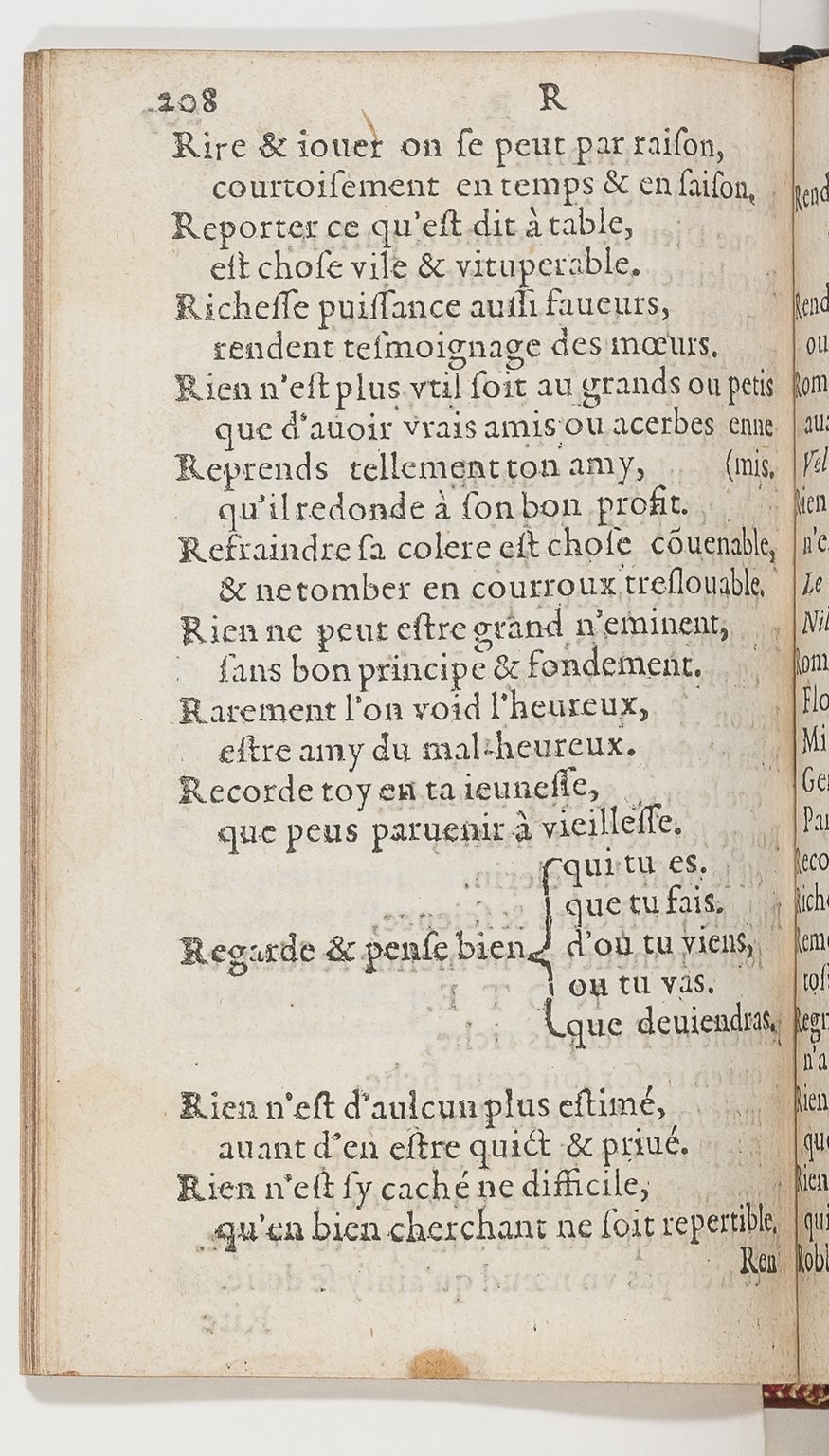 1577 - Jean d’Ogerolles - Trésor de sentences dorées - BnF Arsenal