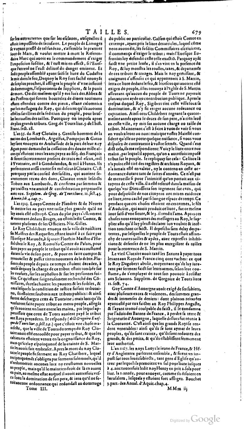 1629 - Veuve Nicolas Buon - Trésor du droit français (21754 T. 3) - BM Lyon