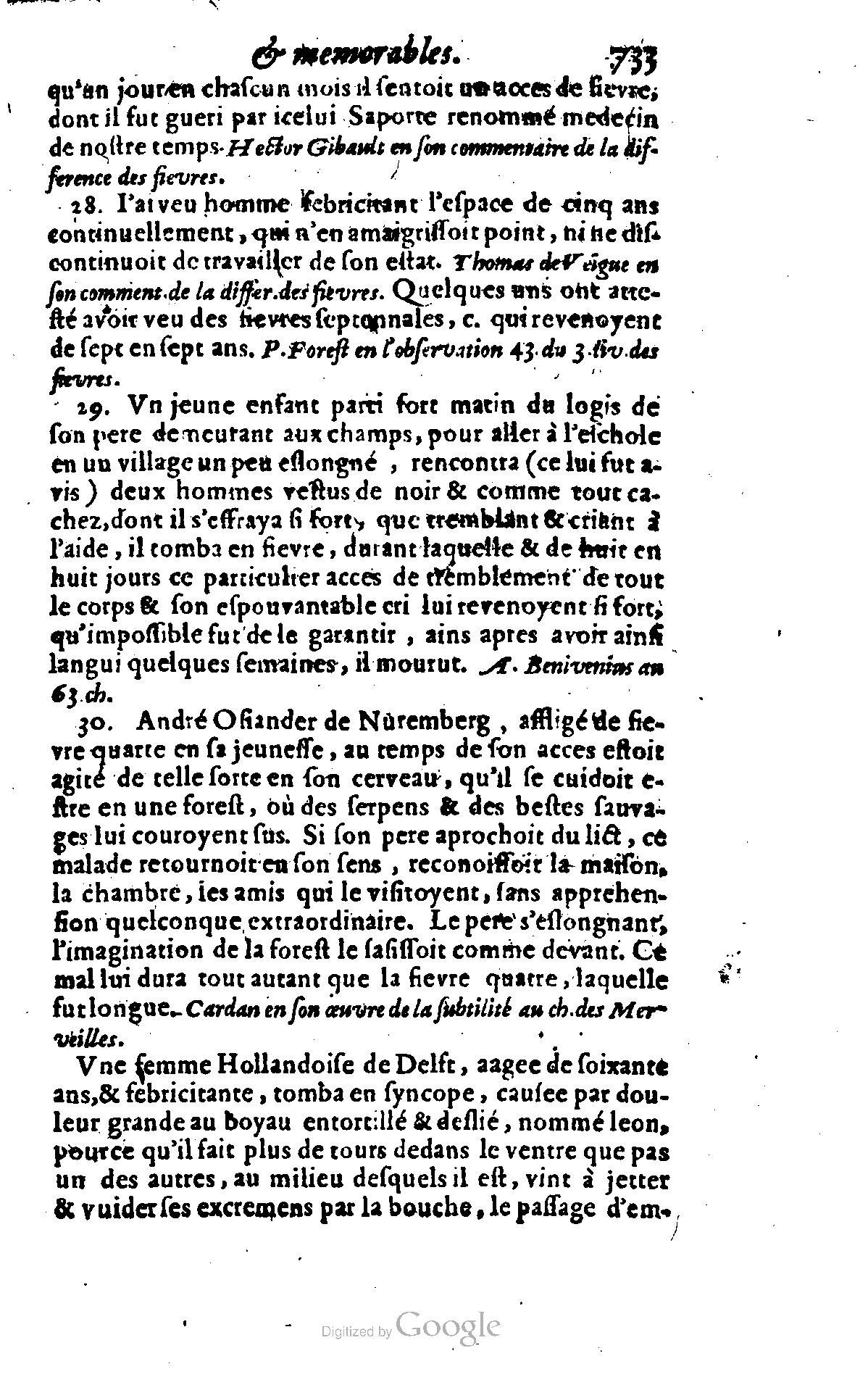1628 - Jacques Crespin - Trésor d’histoires admirables et mémorables - BSB Munich