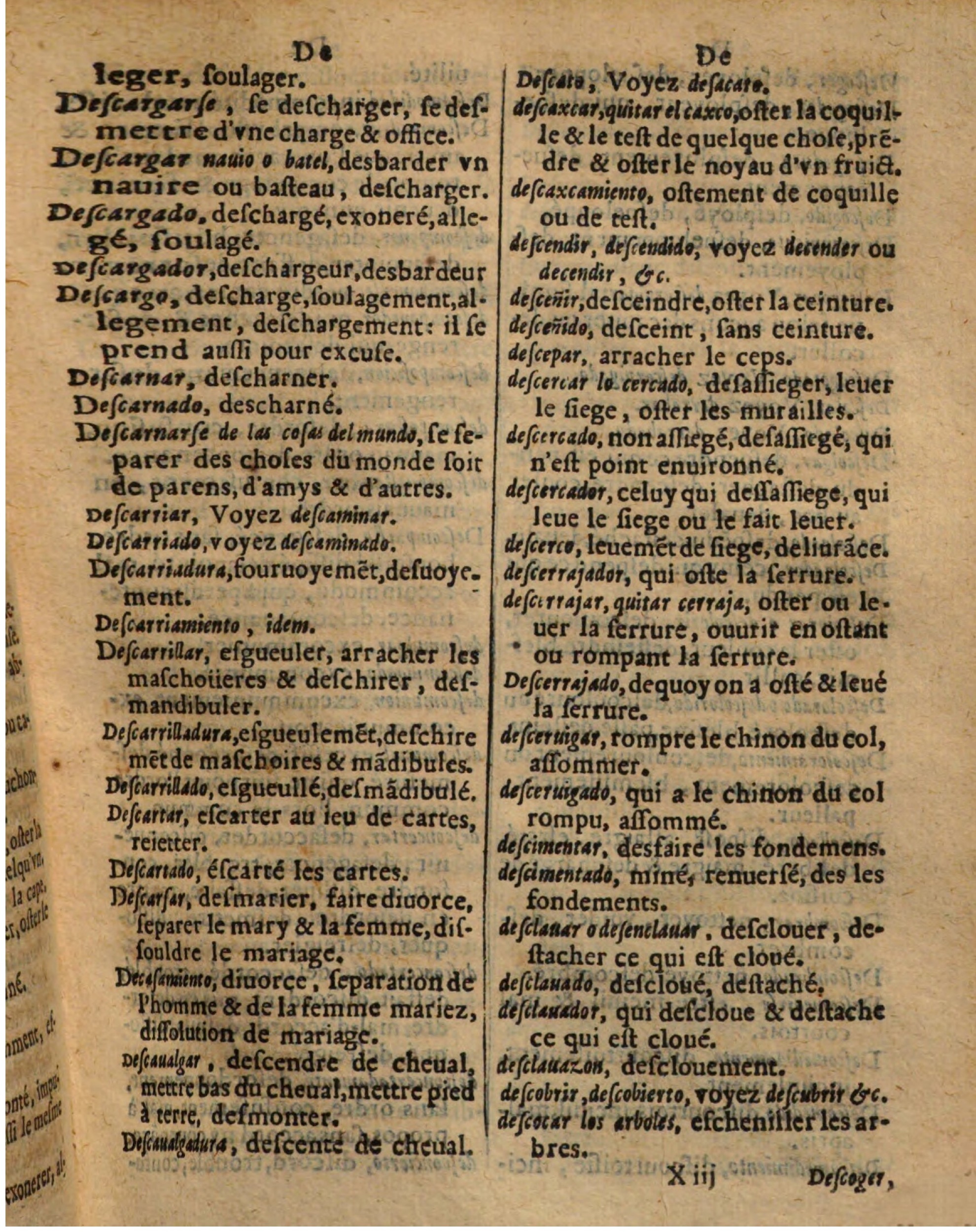 1625 - Hubert Antoine - Trésor des deux langues espagnole et française - Augsbourg