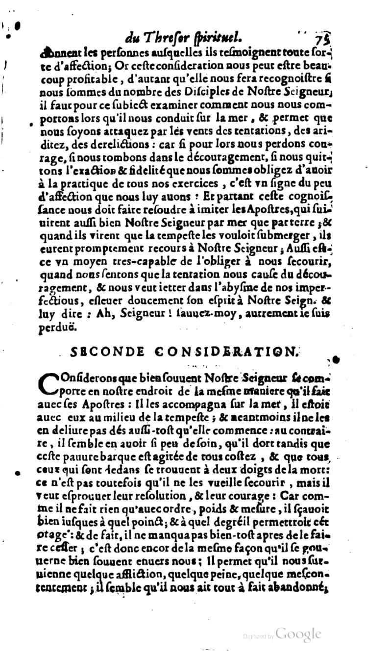 1637 - s.n. - Trésor spirituel des âmes religieuses - BM Lyon
