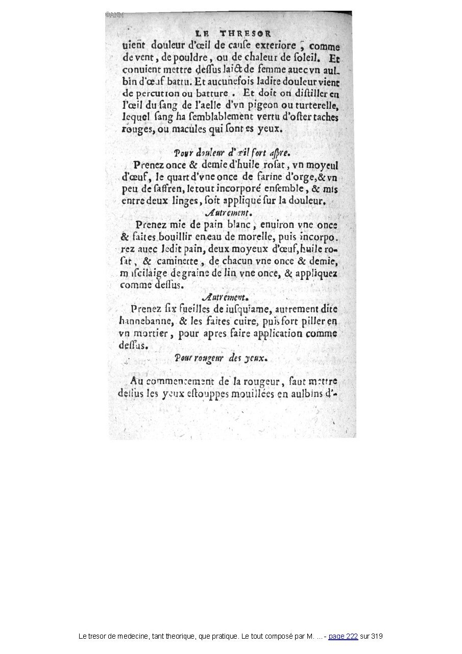1560 - Pierre et Jan Moine - Trésor de médecine - Université Paris Cité 1560 - Pierre et Jan Moine - Trésor de médecine - Université Paris Cité