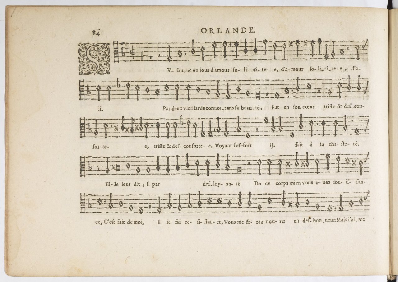 1594 - Paul Marceau - Trésor de musique d&#039;Orlande de Lassus, Superius, Bassus, Tenor, Quinta pars - BnF