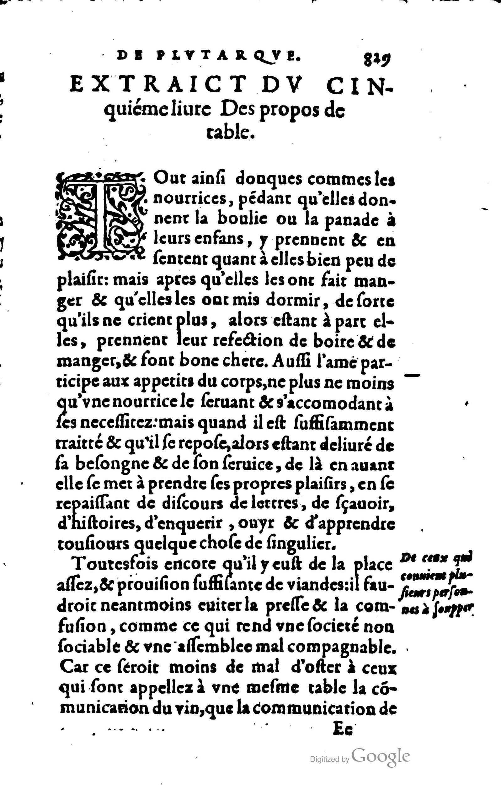 1578 - Jean Poupy - Trésor des morales de Plutarque - BSB Munich