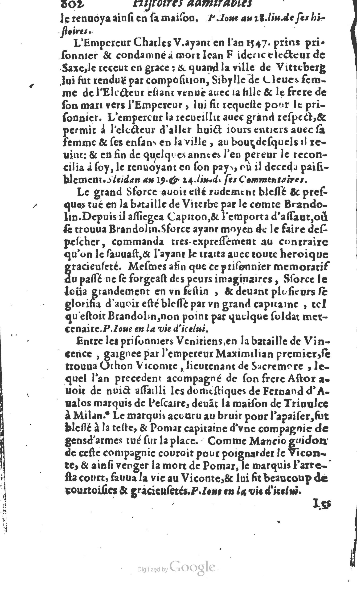 1610 - Paul Marceau - Trésor d’histoires admirables et mémorables - Princeton