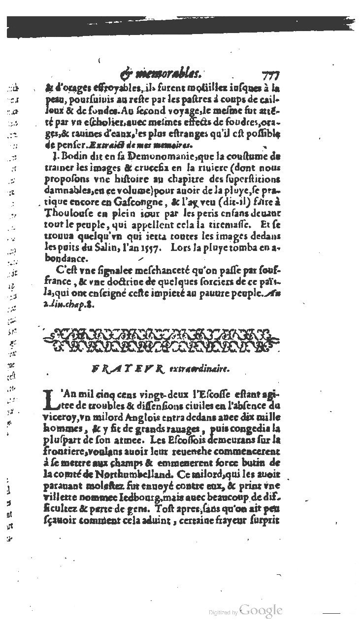 1610 - Paul Marceau - Trésor d’histoires admirables et mémorables - BSB Munich 1610 - Paul Marceau - Trésor d’histoires admirables et mémorables - BSB Munich