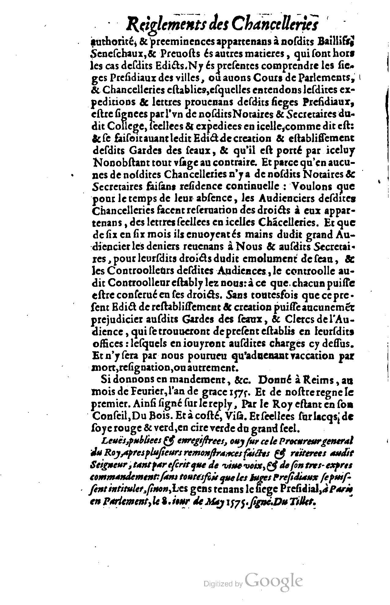 1614 - Jean Richer - Trésor du nouveau style et protocole de la chancellerie de France - BSB Munich 1614 - Jean Richer - Trésor du nouveau style et protocole de la chancellerie de France - BSB Munich