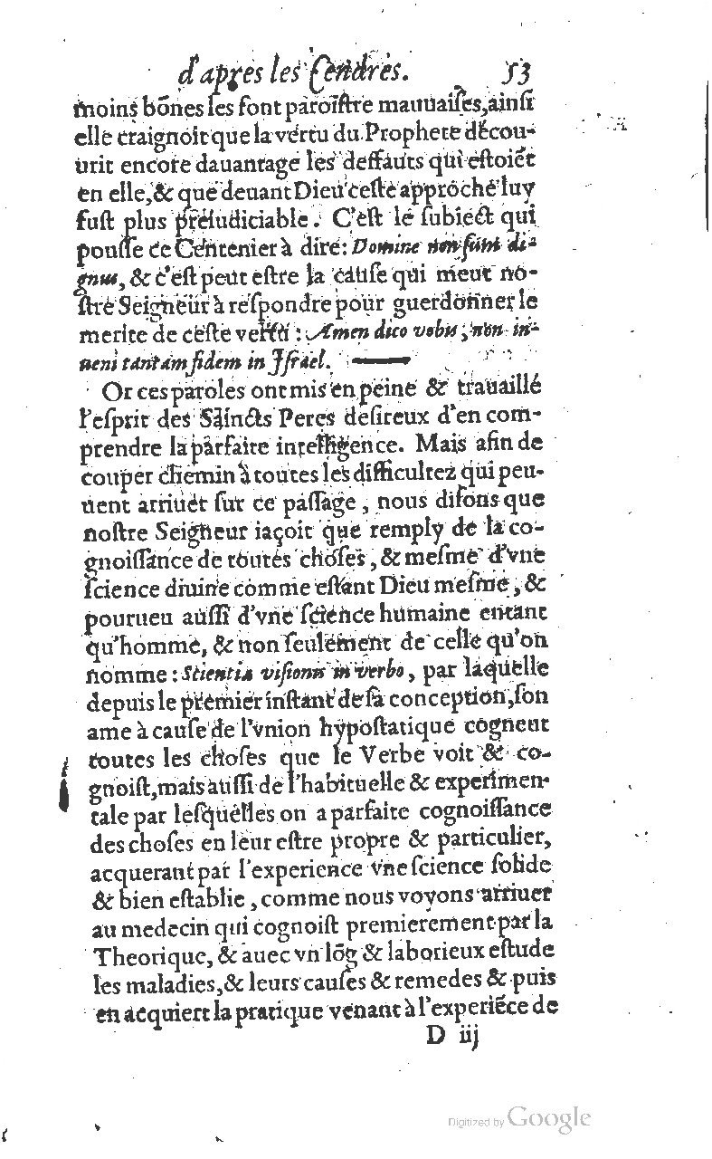 1607 - Nicolas Du Fossé - Trésor quadragésimal - T 01 - BM Lyon
