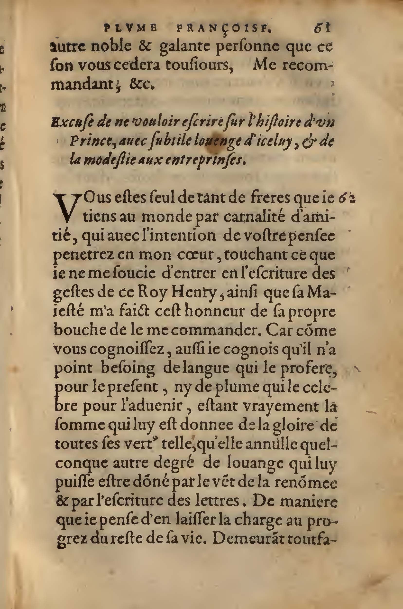 1572 - Lucas Breyer - Finances et Trésor de la plume française - BNC Rome