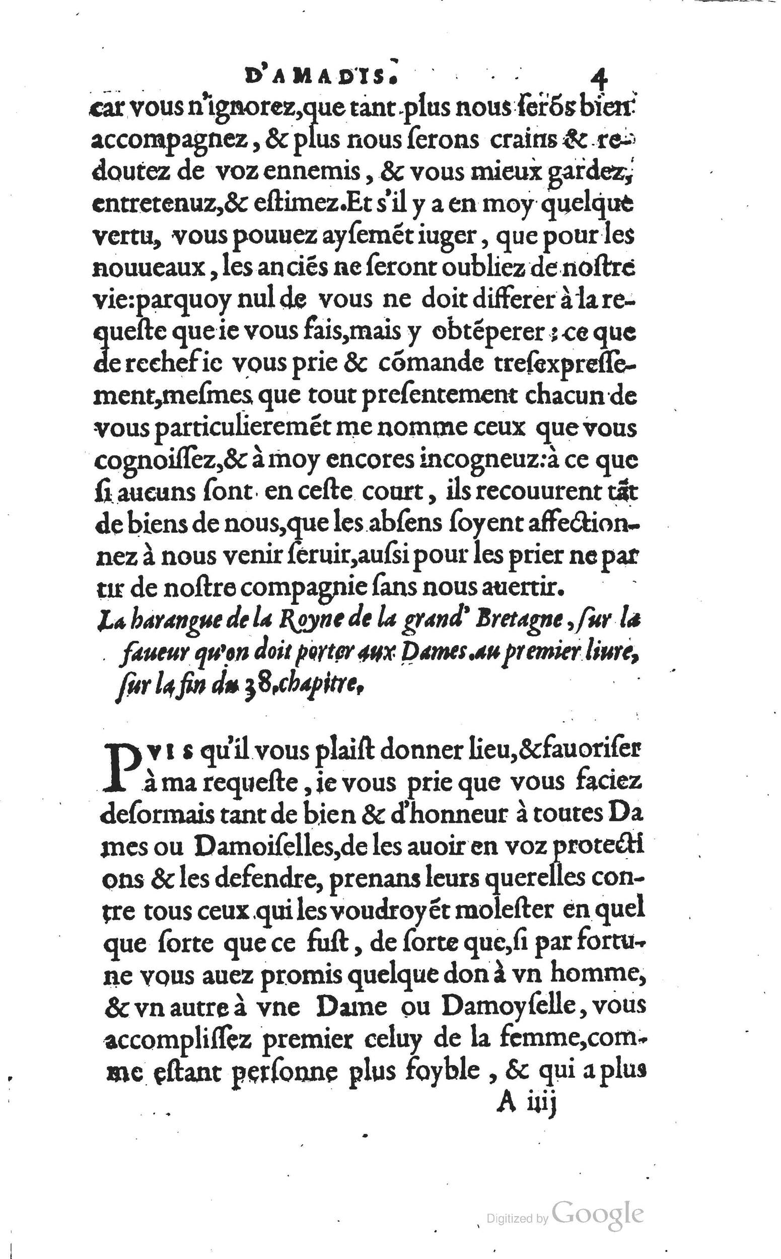 1560 - Vincent Sertenas et Gilles Robinot - Trésor des Amadis - British Library