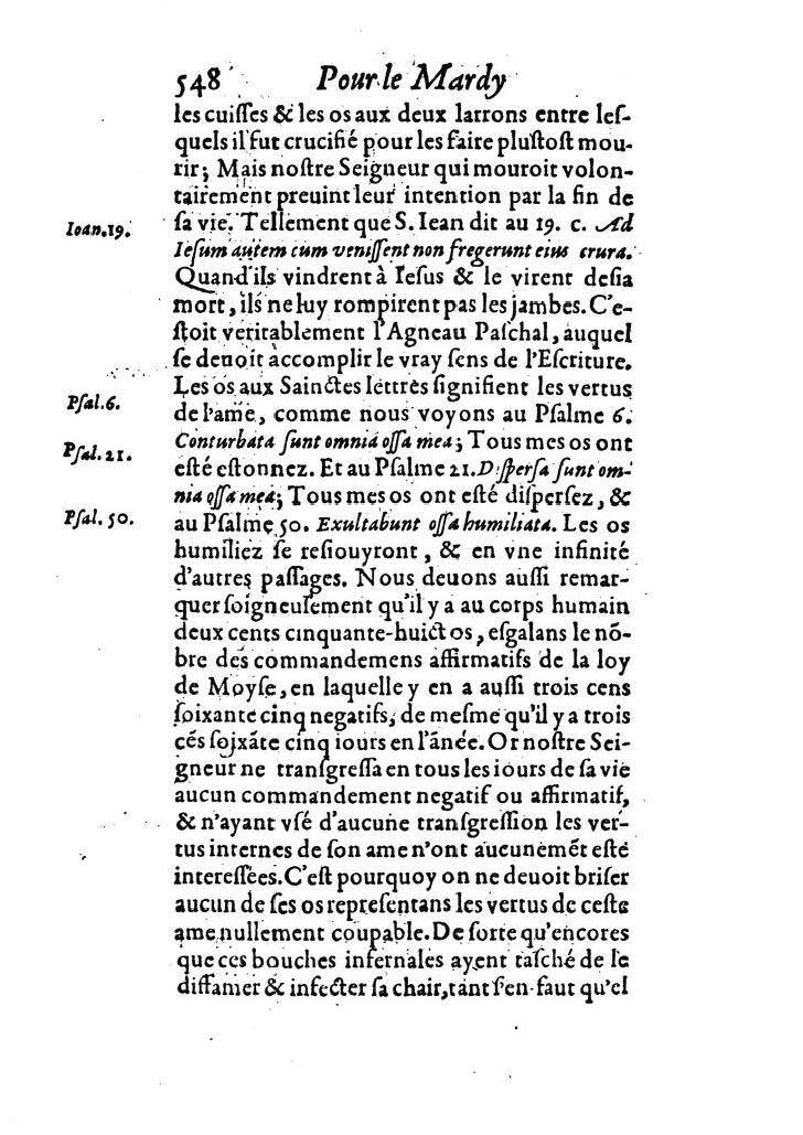 1607 - Nicolas Du Fossé - Trésor quadragésimal - T 02 - BM Lyon