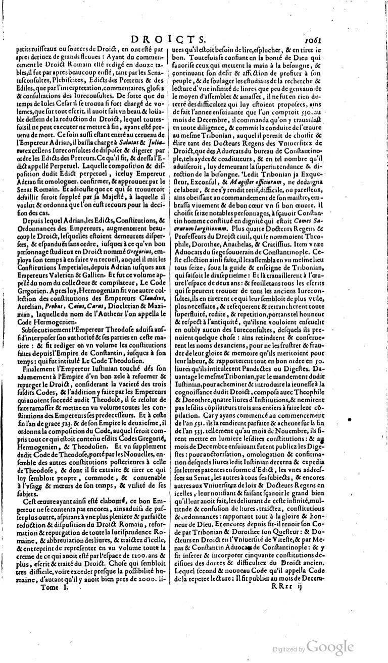 1629 - Veuve Nicolas Buon - Trésor du droit français (21754 T. 1) - BM Lyon 1629 - Veuve Nicolas Buon - Trésor du droit français (21754 T. 1) - BM Lyon