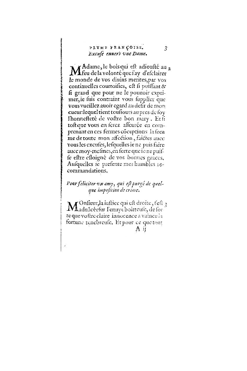 1572 - Nicolas Du Chemin - Finances et Trésor de la plume française - BM Lyon