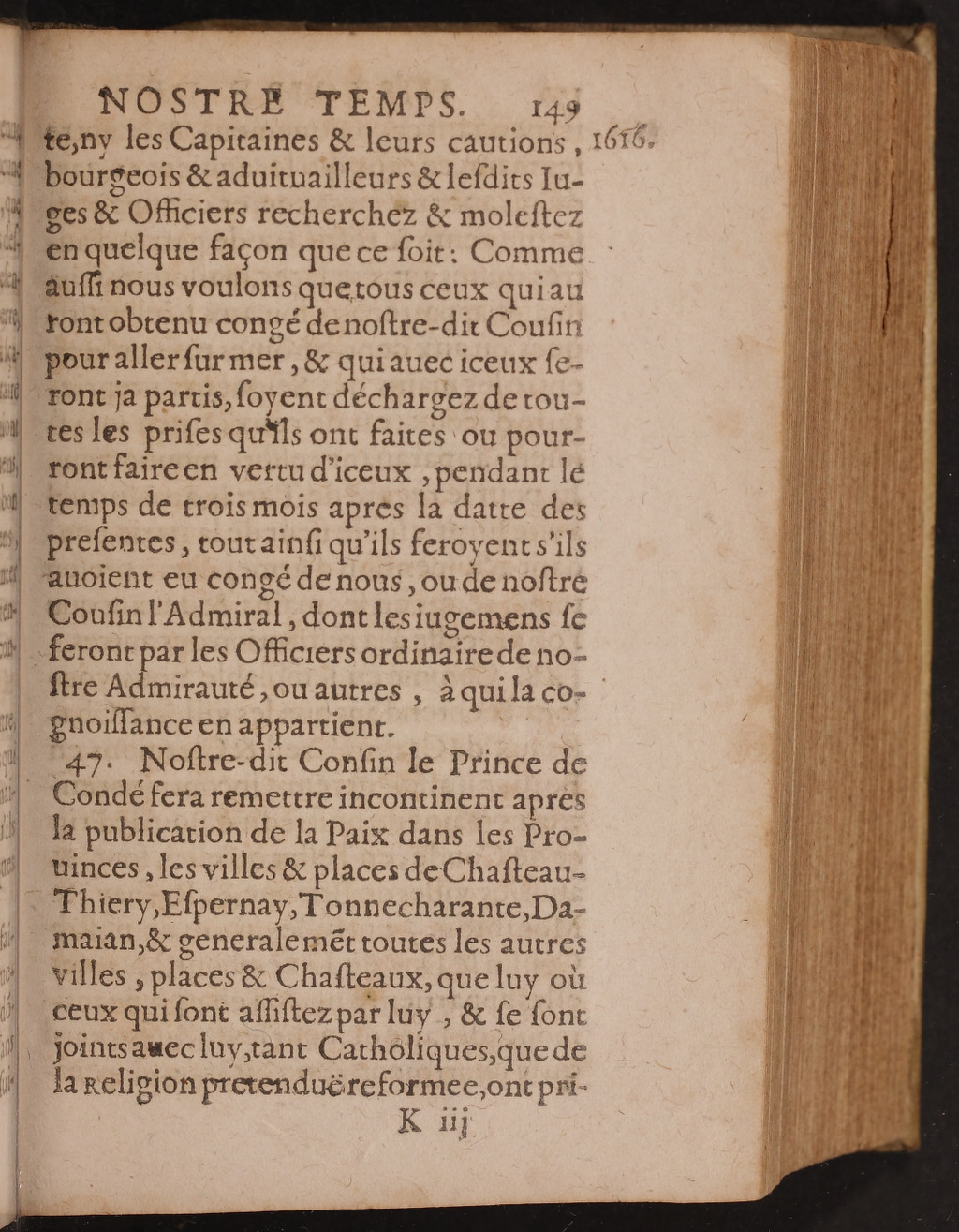 1626 - Joseph Bouillerot - Trésor de l’histoire générale de notre temps - BnF Arsenal