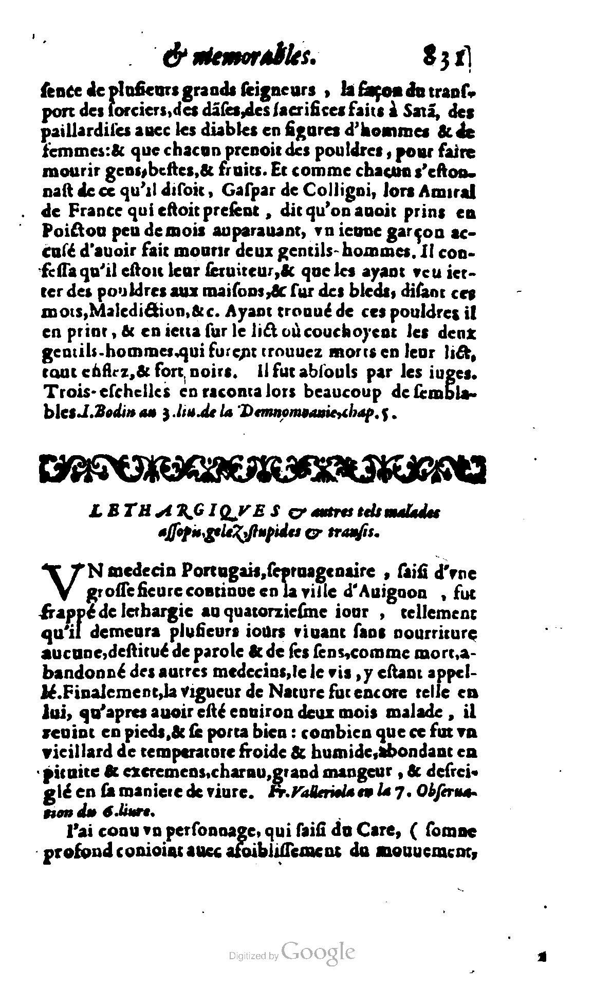 1620 - Samuel Crespin - Trésor d’histoires admirables et mémorables - BCU Lausanne