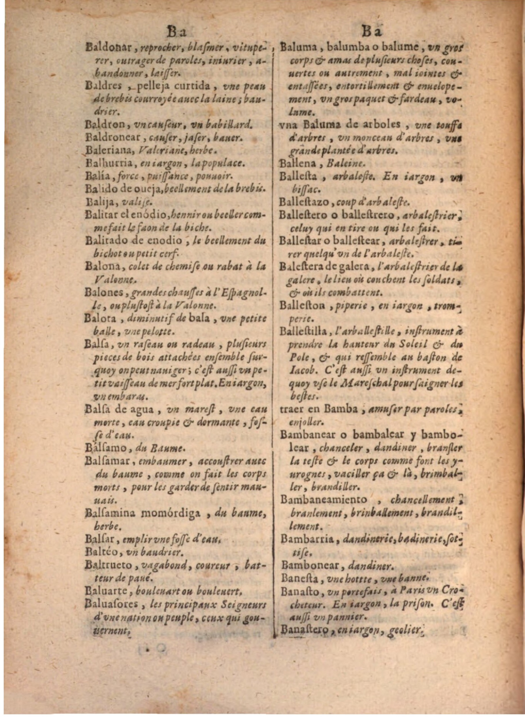 1645 - A. de Sommaville et A. Courbé - Trésor des deux langues espagnole et française - BSB Munich 1645 - A. de Sommaville et A. Courbé - Trésor des deux langues espagnole et française - BSB Munich