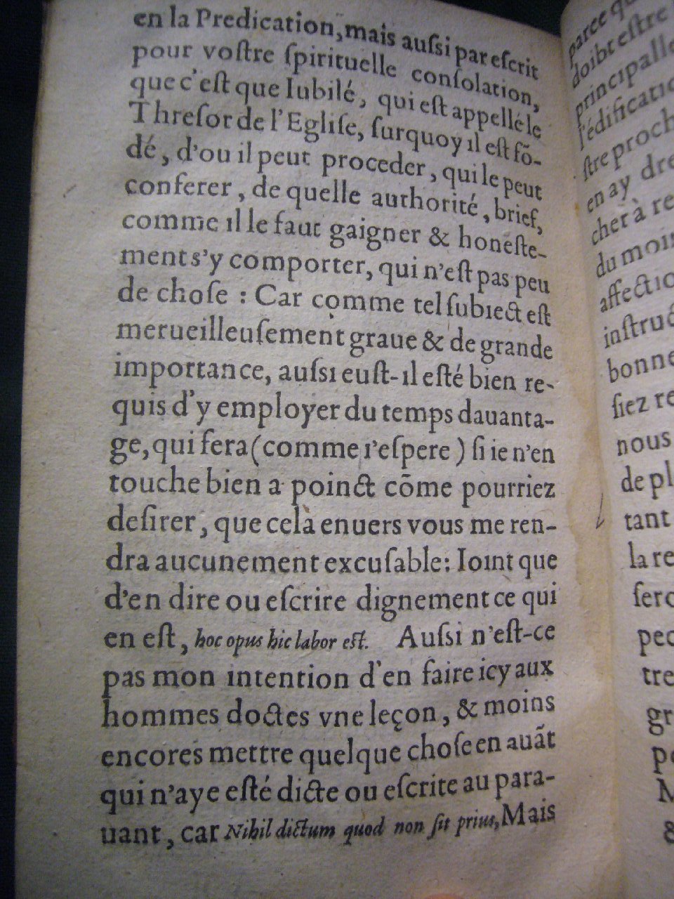 1590 - Jean Moreau - Discours du jubilé tiré du Trésor spirituel de l’Église - BnF