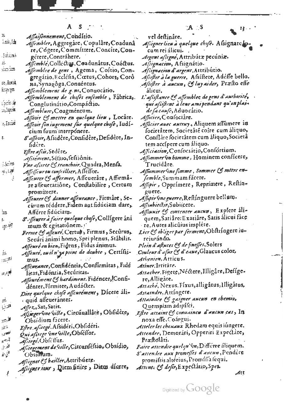 1564 - Henri Hylaire et Louis Cloquemin - Trésor des mots et traits français - BSB Munich