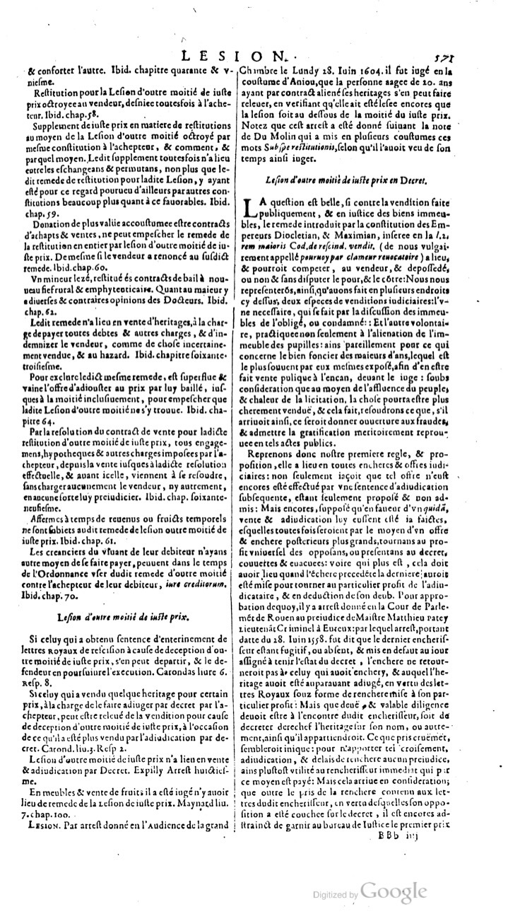 1629 - Veuve Nicolas Buon - Trésor du droit français (21754 T. 2) - BM Lyon