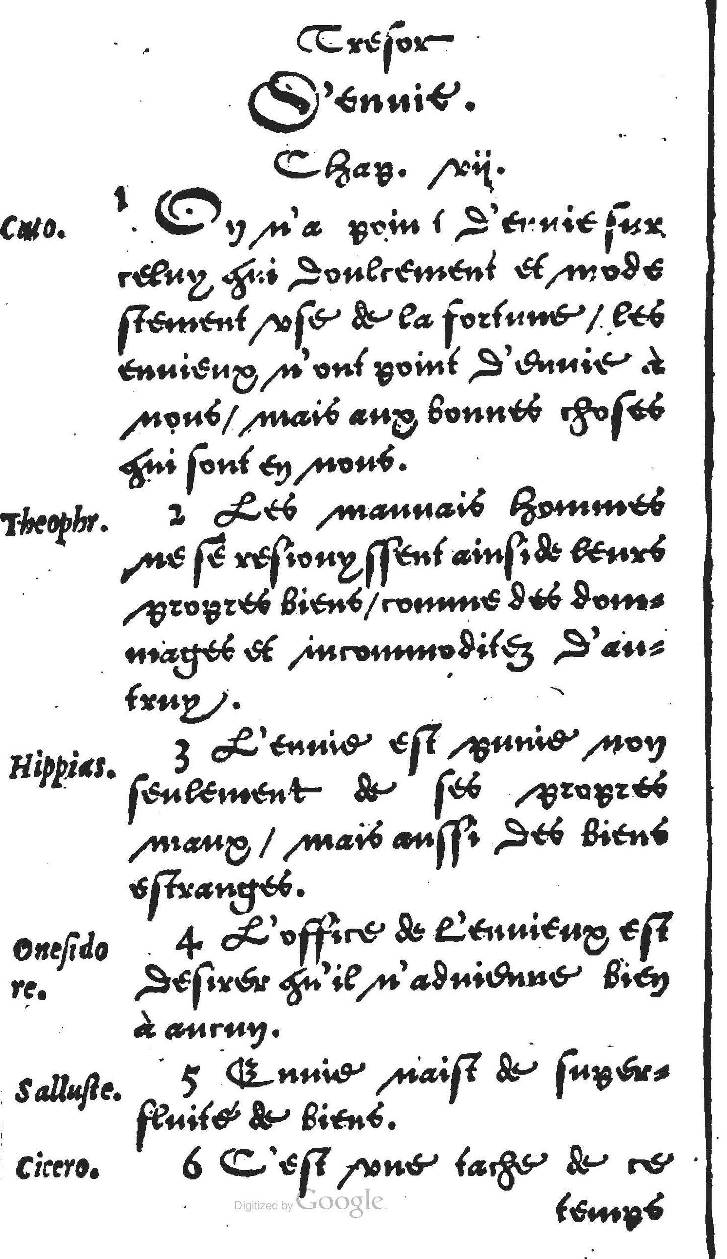 1560 - Jean Bellère - Trésor de vertu - Det Kongelige Bibliotek