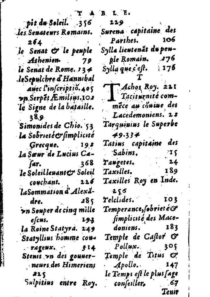 1611 - Pierre Rigaud - Trésor des vies de Plutarque - BM Lyon