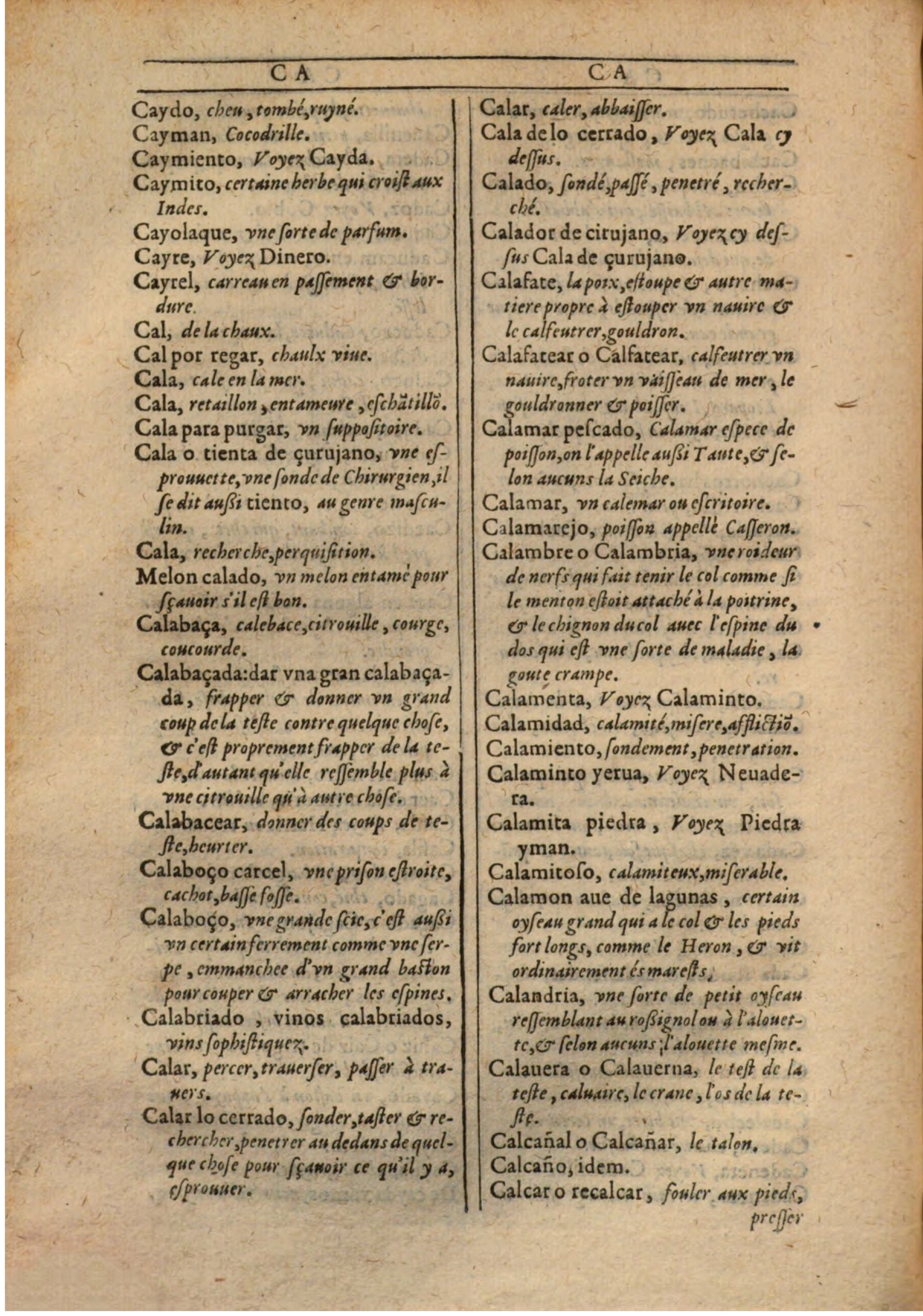 1607 - Marc Orry - Trésor des deux langues espagnole et française (Première partie) - BSB Munich 1607 - Marc Orry - Trésor des deux langues espagnole et française (Première partie) - BSB Munich