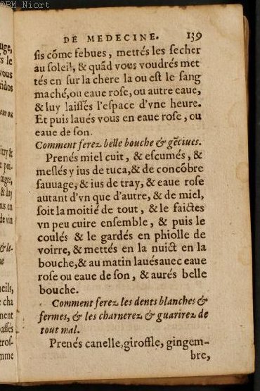 1586 - Benoît Rigaud - Trésor des fleurs et secrets de médecine - Université Paris Cité