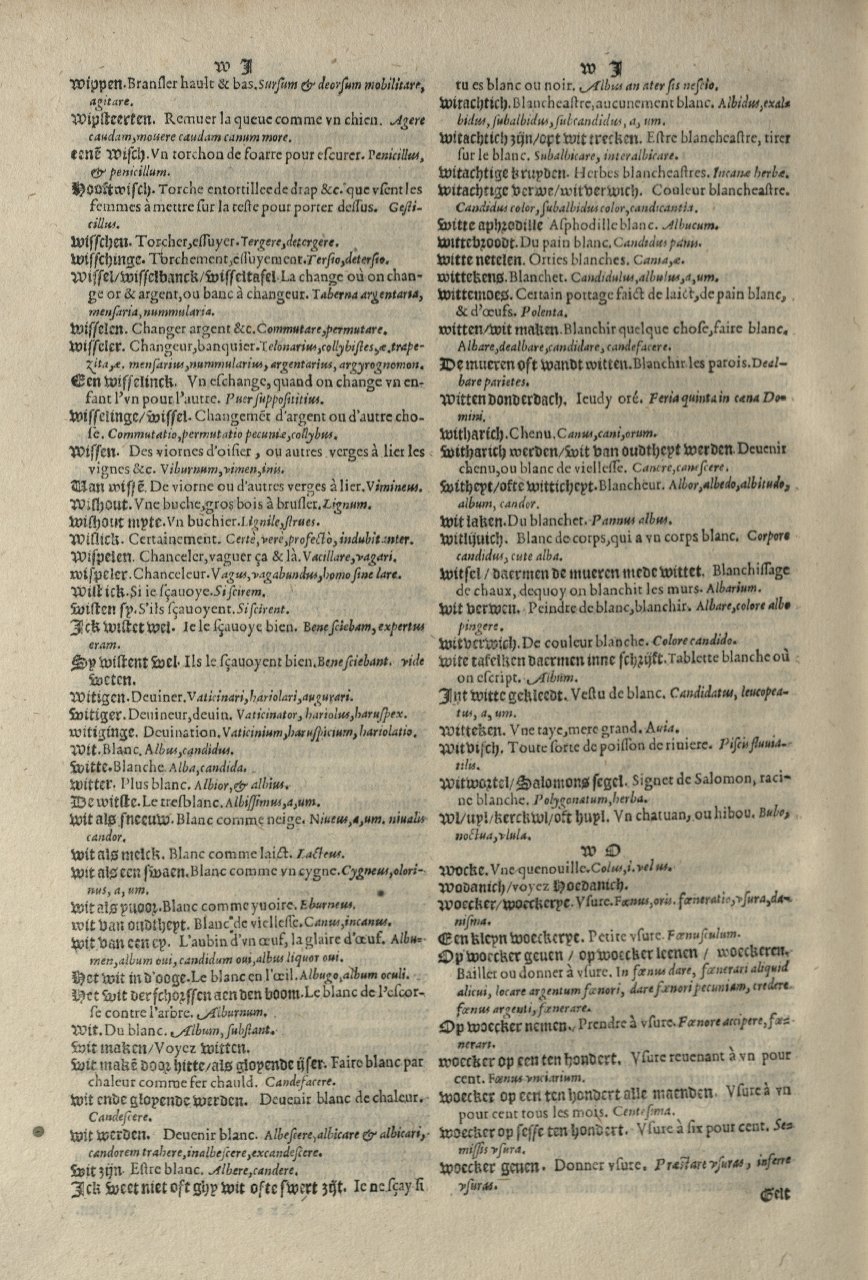 1573 - Christophe Plantin - Trésor du langage bas-allemand - Greifswald 1573 - Christophe Plantin - Trésor du langage bas-allemand - Greifswald