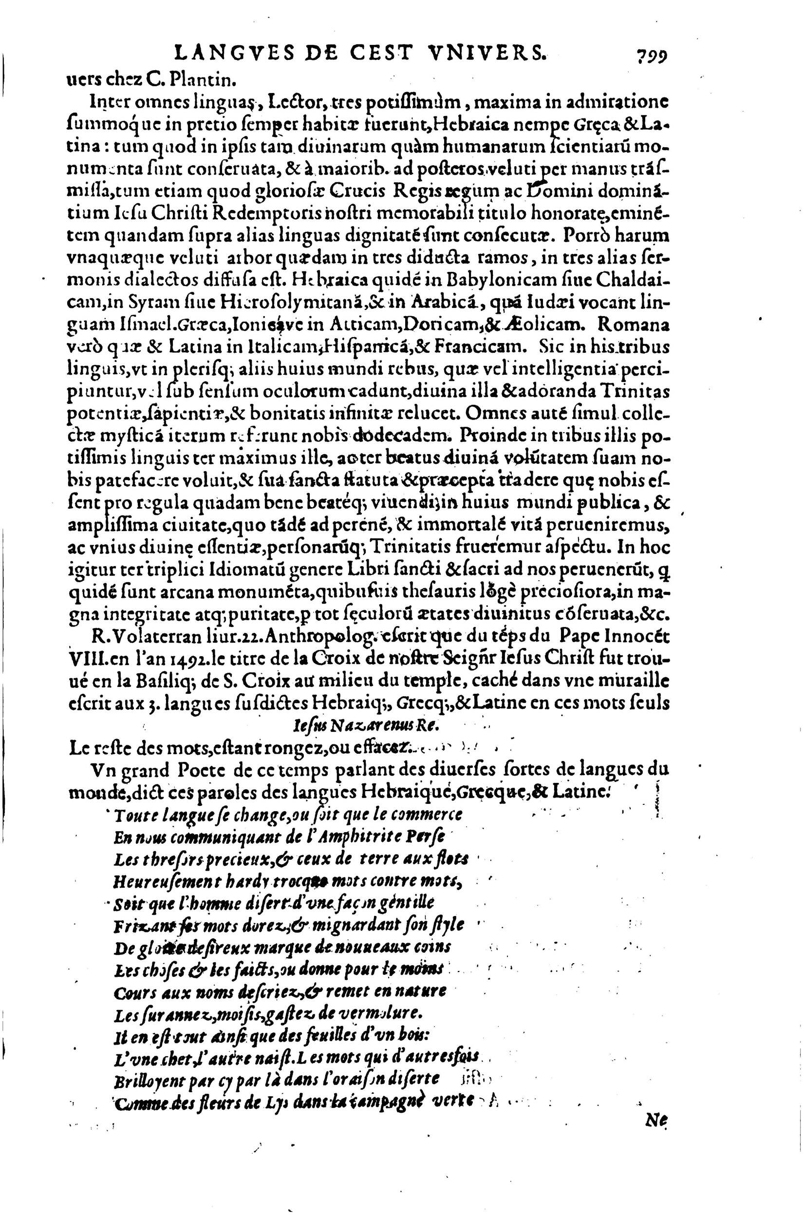 1608 - Nicolas Du Fossé - Trésor politique - BnF Tolbiac
