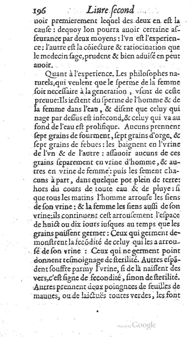 1585 - Jacques du Puis - Trésor des remèdes secrets pour les maladies des femmes - BnF