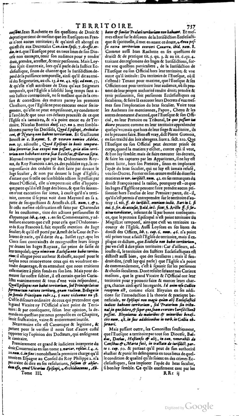 1629 - Veuve Nicolas Buon - Trésor du droit français (21754 T. 3) - BM Lyon 1629 - Veuve Nicolas Buon - Trésor du droit français (21754 T. 3) - BM Lyon
