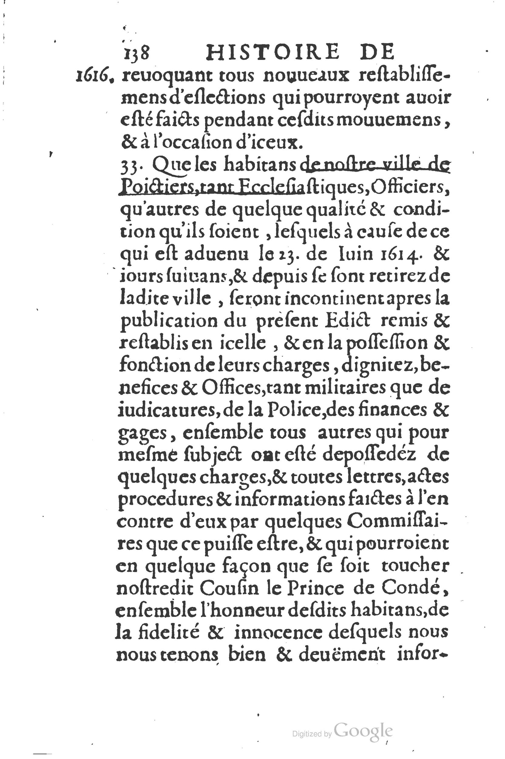1626 - Joseph Bouillerot - Trésor de l’histoire générale de notre temps - BSB Munich
