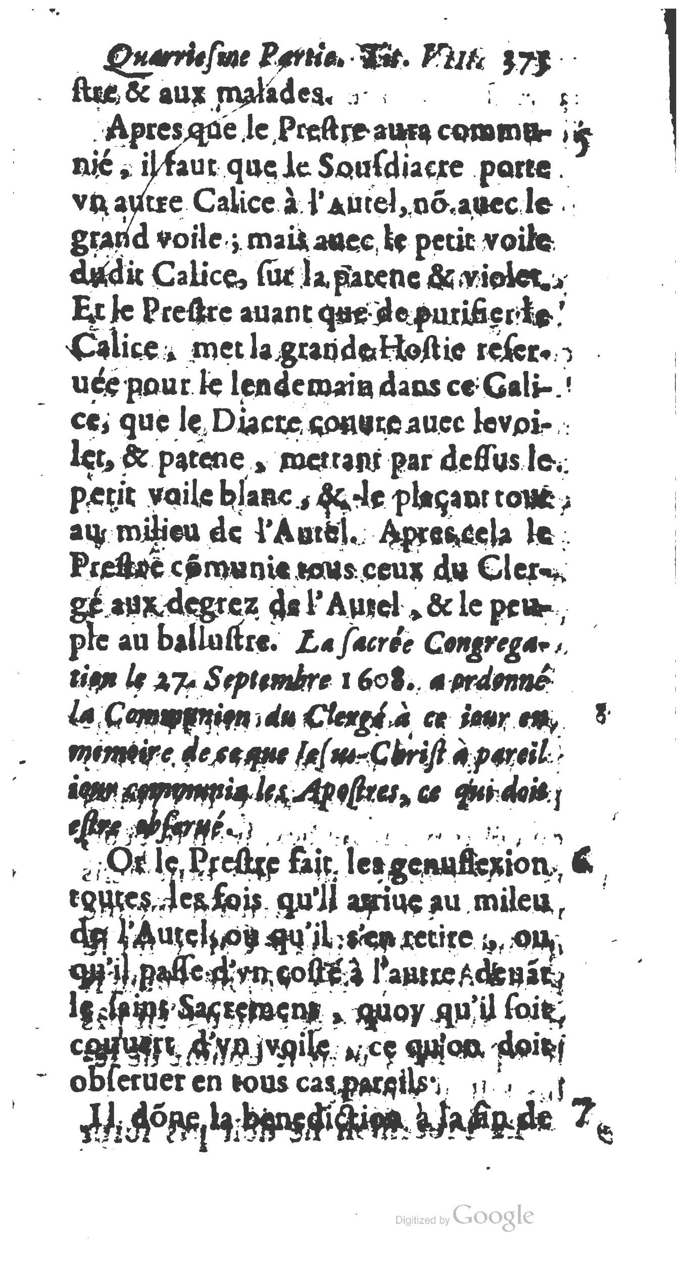 1651 - Jean Guillermet - Abrégé du trésor des cérémonies ecclésiastiques - BM Lyon