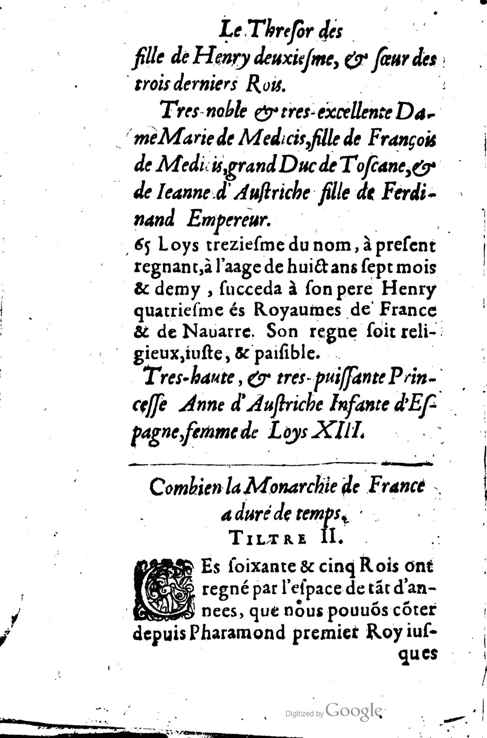1619 - Jean Corrozet - Trésor des histoires de France - BSB Munich