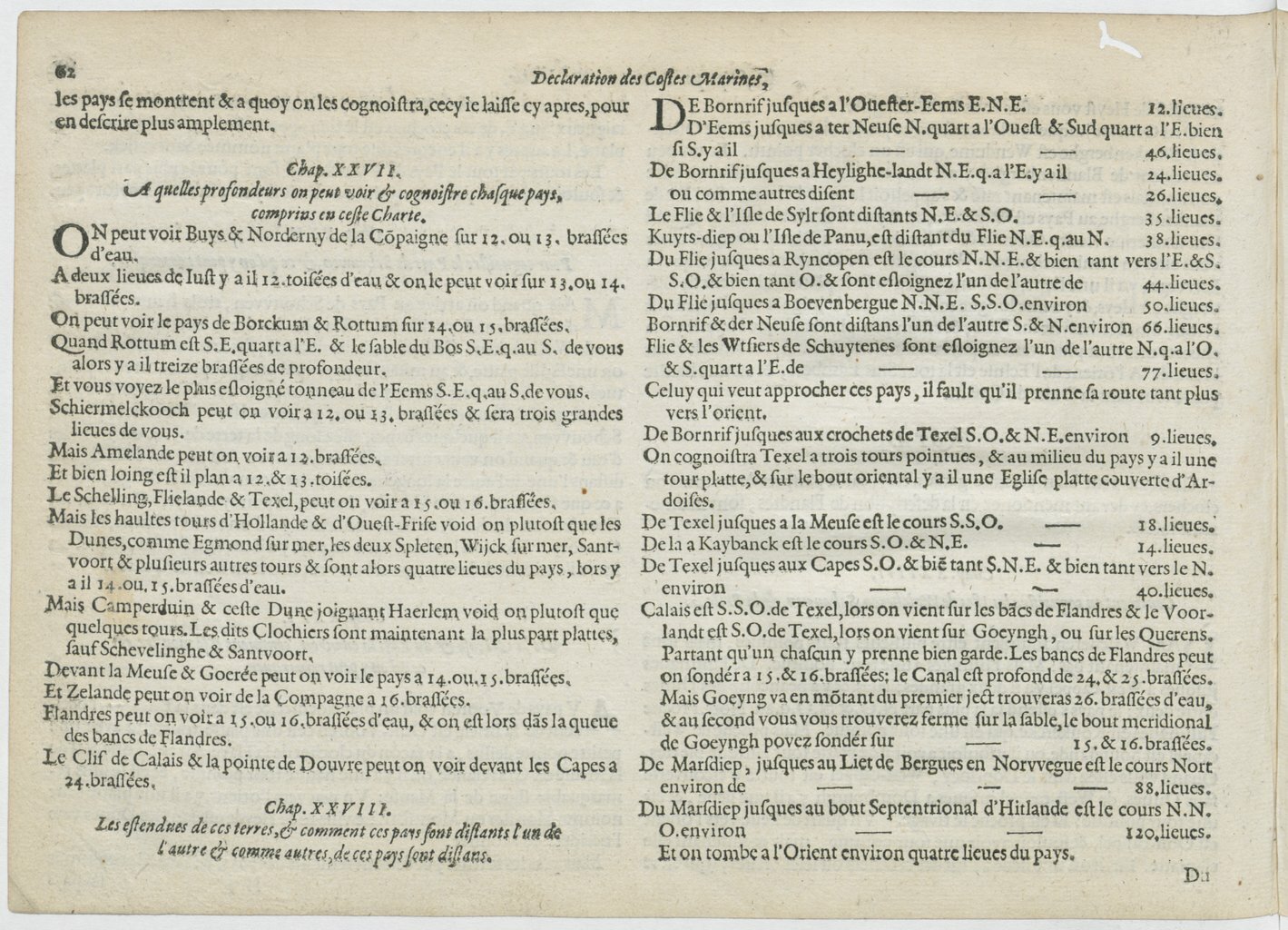 1601 - Bonaventure d’Aseville - Trésorerie ou cabinet de route marinesque - BnF