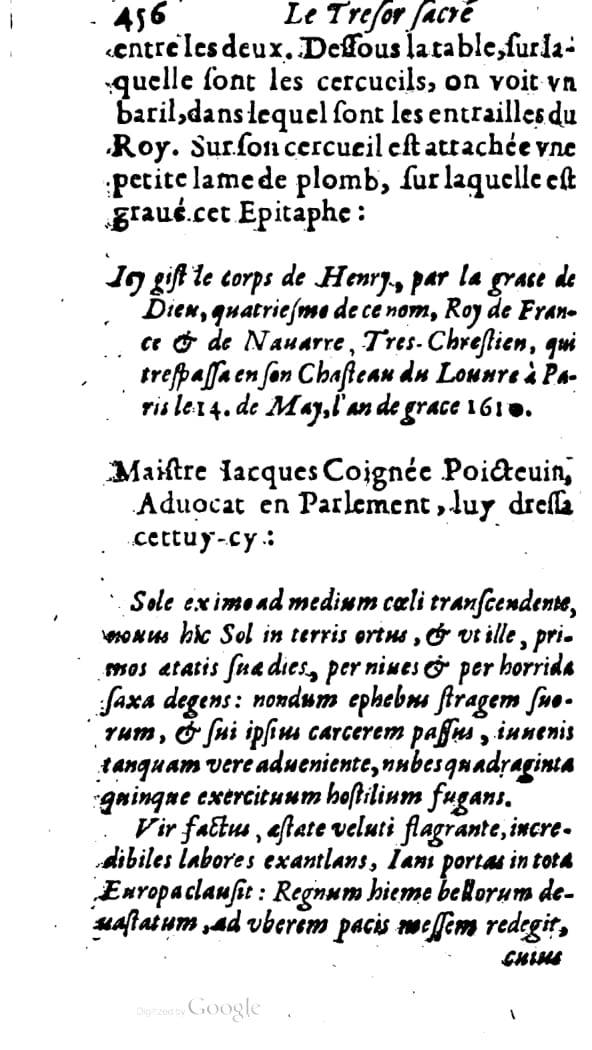 1646 - Jean Billaine - Trésor sacré ou inventaire des saintes reliques - BM Lyon 1646 - Jean Billaine - Trésor sacré ou inventaire des saintes reliques - BM Lyon