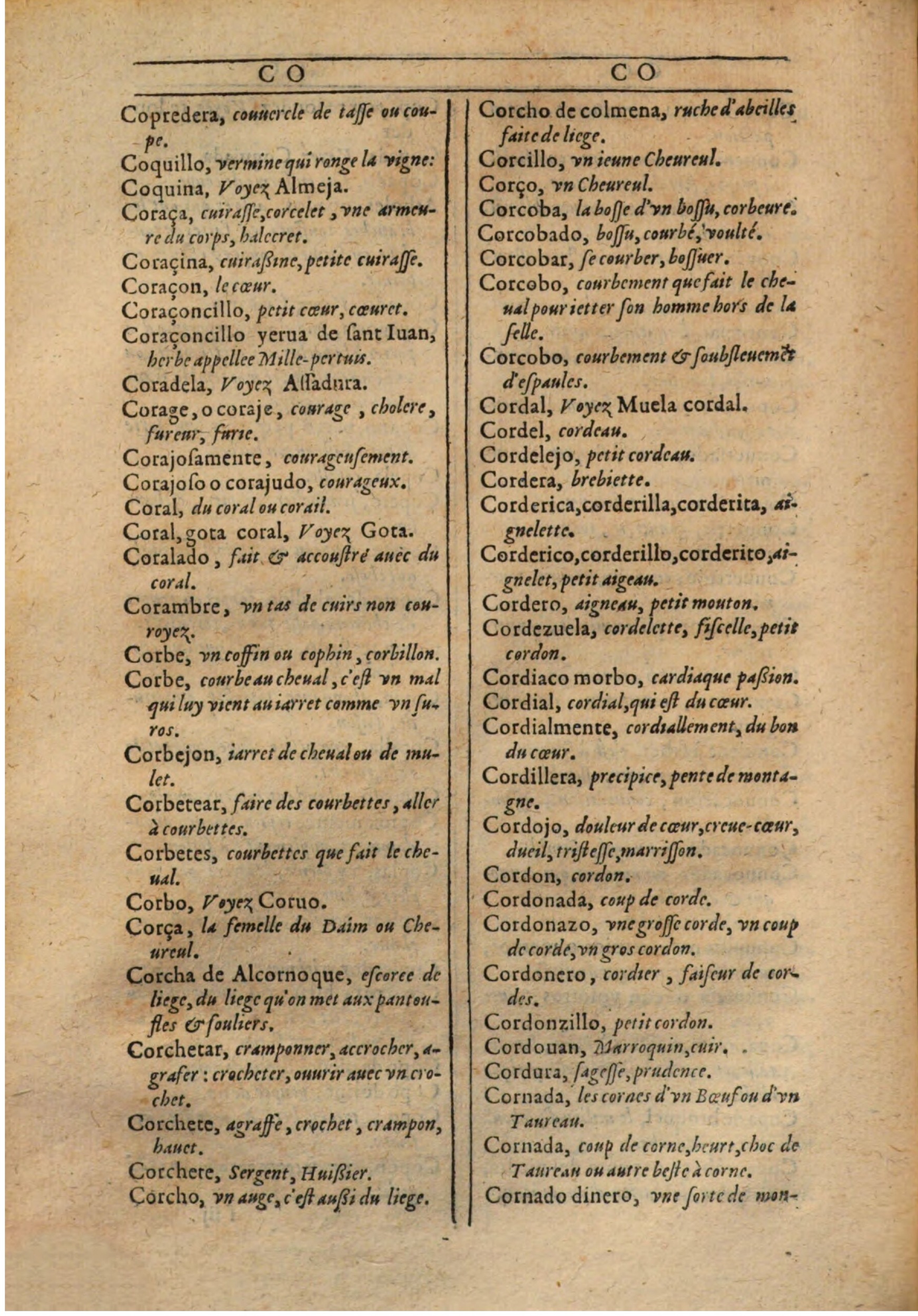 1607 - Marc Orry - Trésor des deux langues espagnole et française (Première partie) - BSB Munich 1607 - Marc Orry - Trésor des deux langues espagnole et française (Première partie) - BSB Munich