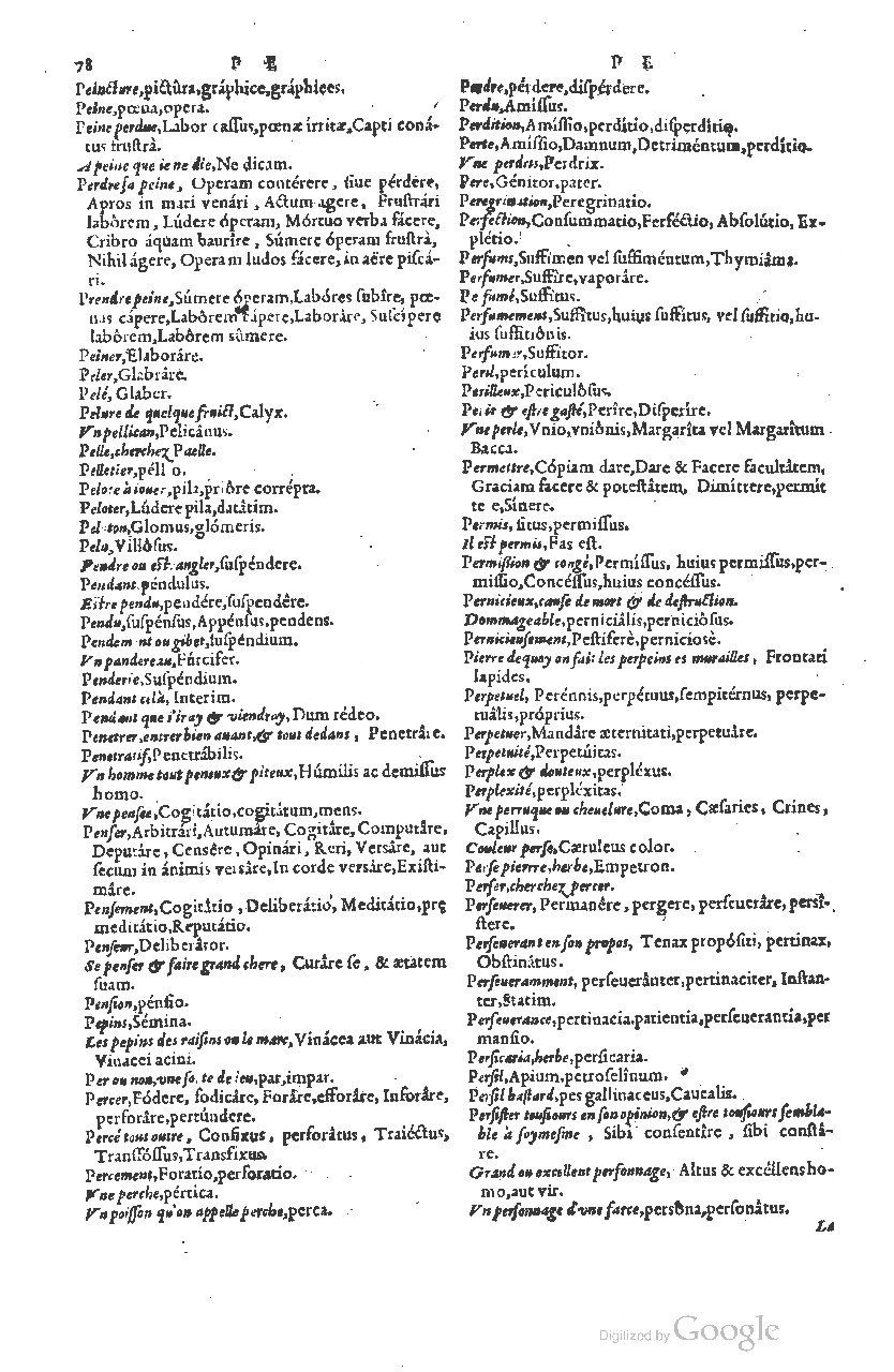 1585 - Simphorianum Beraud et Stephanum Michaëlem - Trésor des mots et traits français - Barcelone 1585 - Simphorianum Beraud et Stephanum Michaëlem - Trésor des mots et traits français - Barcelone