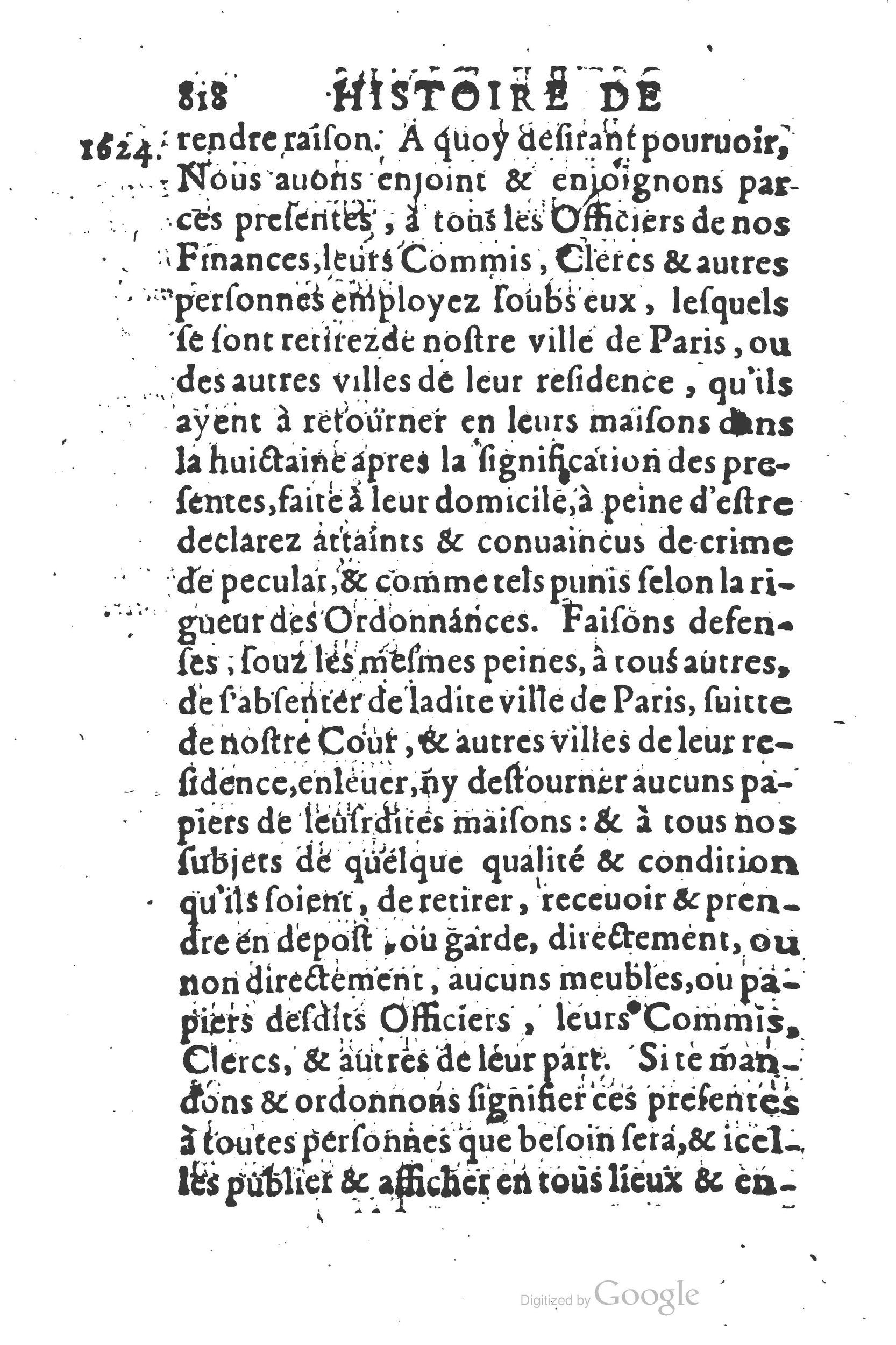 1626 - Joseph Bouillerot - Trésor de l’histoire générale de notre temps - BSB Munich