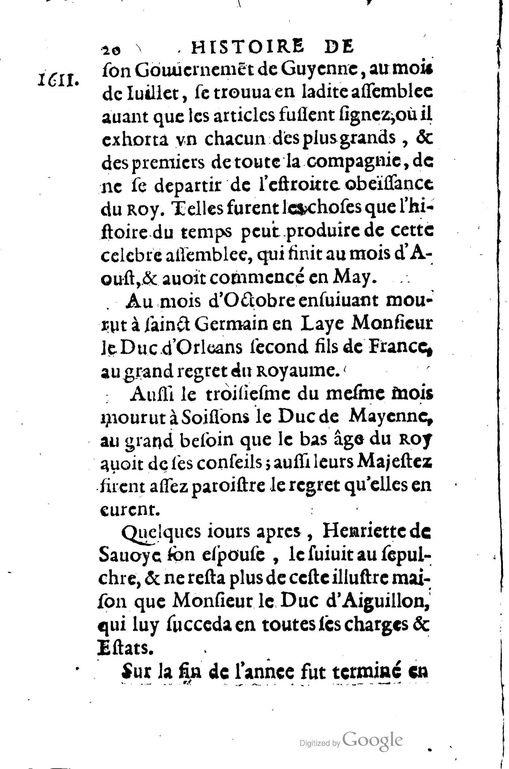 1623 - Joseph Bouillerot - Trésor de l’histoire générale de notre temps - BM Lyon 1623 - Joseph Bouillerot - Trésor de l’histoire générale de notre temps - BM Lyon