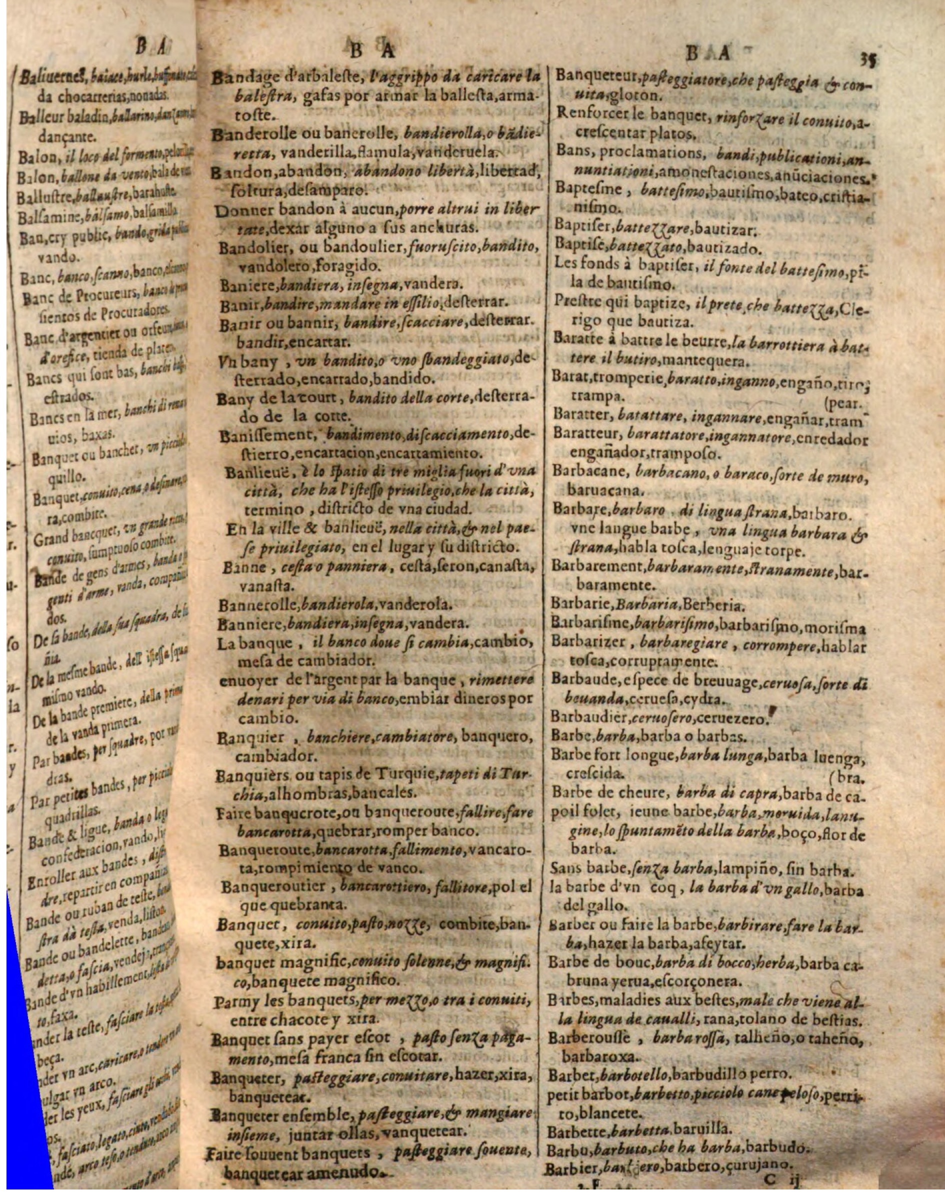 1644 - Jacques Crespin - Trésor des trois langues - Passau 1644 - Jacques Crespin - Trésor des trois langues - Passau
