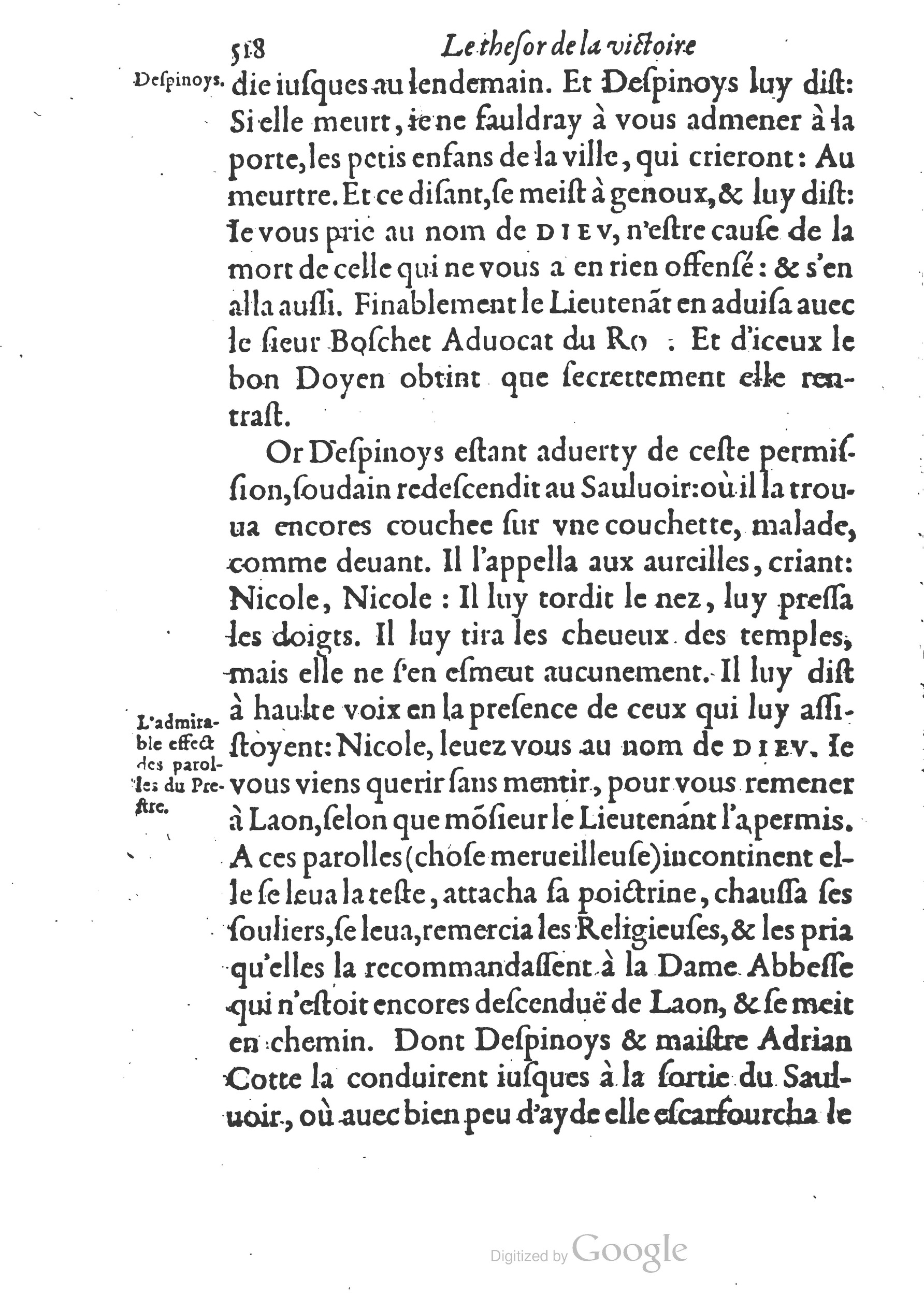 1578 - Nicolas Chesneau - Trésor et entière histoire de la triomphante victoire du corps de Dieu sur l’esprit malin - British Library