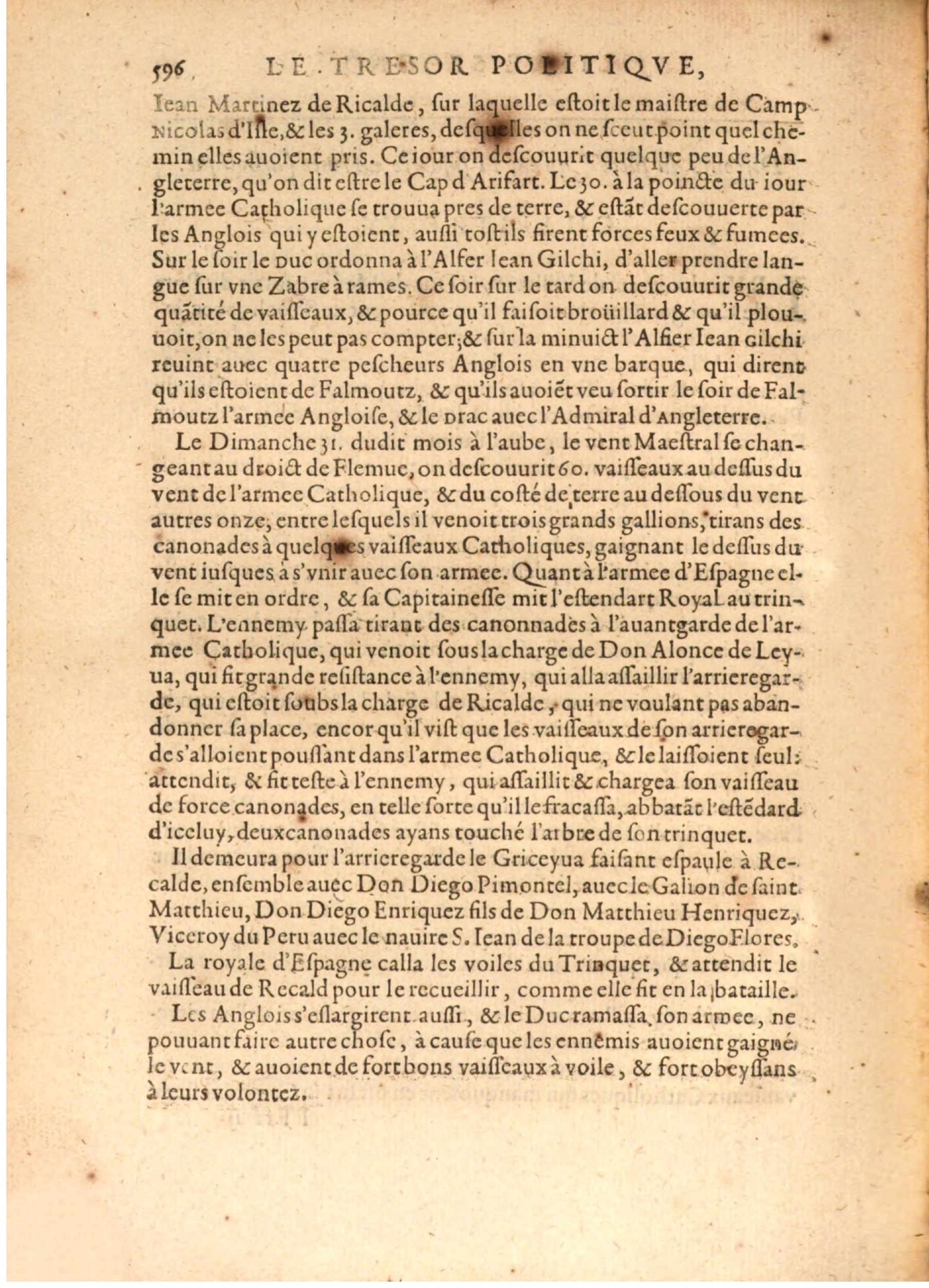 1608 - Nicolas Du Fossé - Trésor politique - BSB Munich