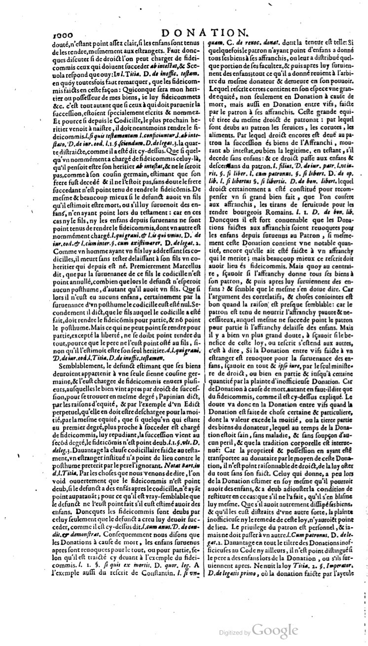 1629 - Veuve Nicolas Buon - Trésor du droit français (21754 T. 1) - BM Lyon