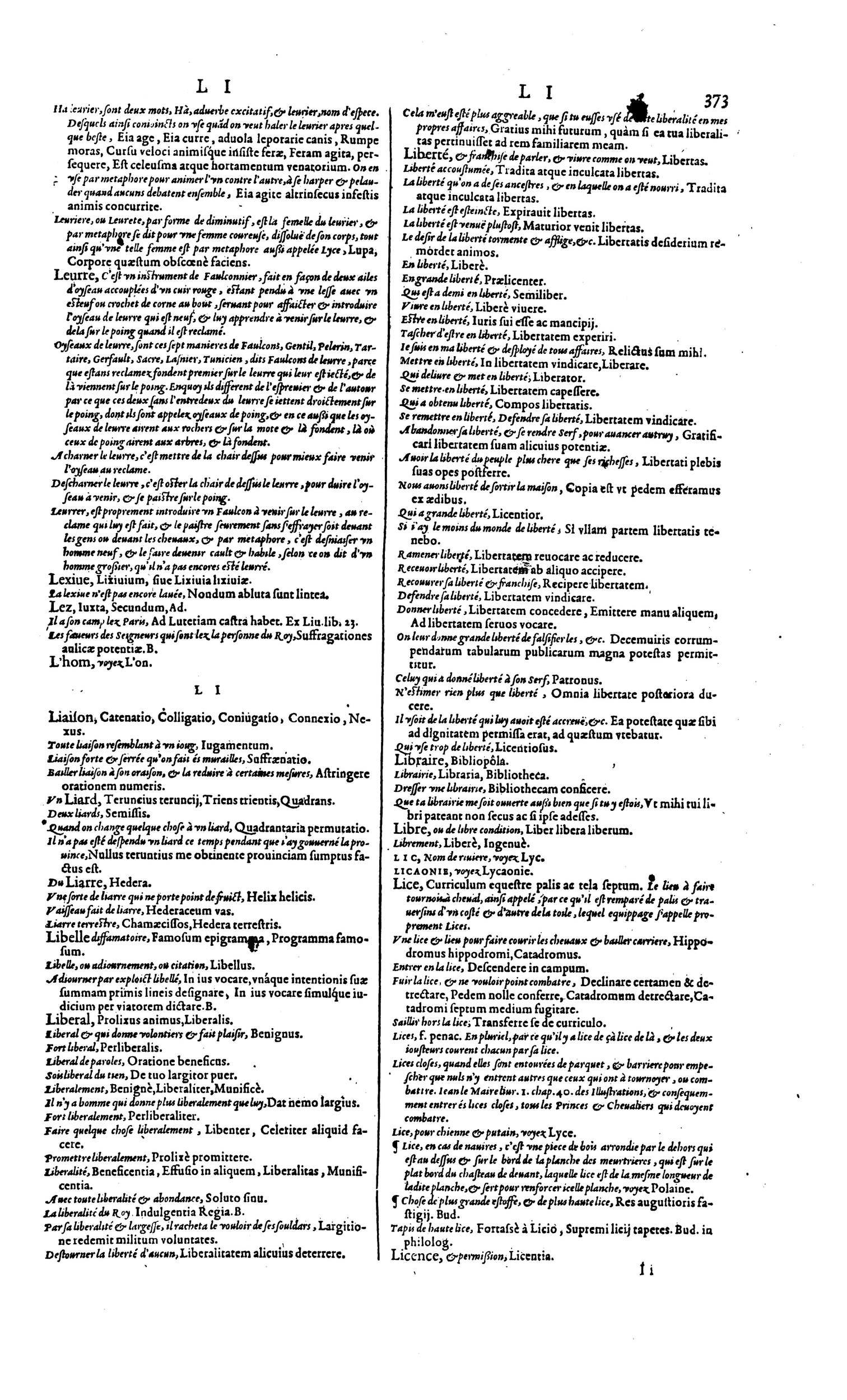 1606 - David Douceur - Trésor de la langue française - BM Lyon 1606 - David Douceur - Trésor de la langue française - BM Lyon