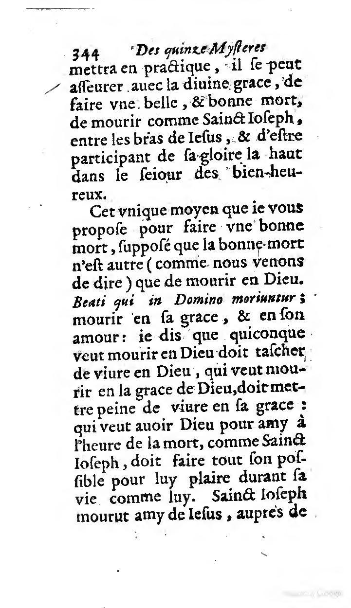 1646 - Jean Piot - Trésor inestimable de Saint-Joseph - BNC Rome